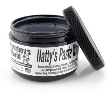 Твердий віск для темних авто Poorboy's Natty's Black Paste Wax 3126 фото